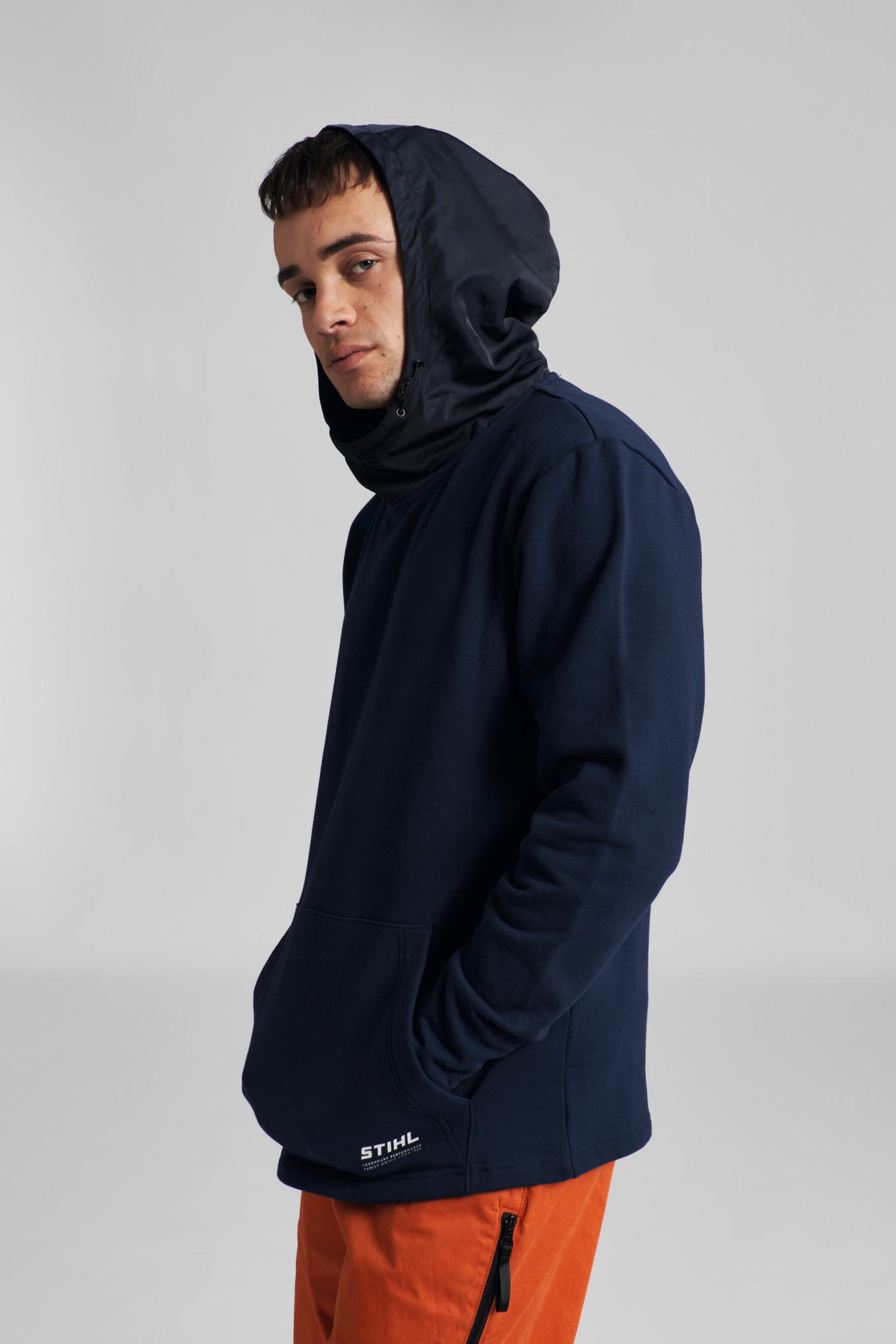 Bluza z kapturem WOVEN HOOD