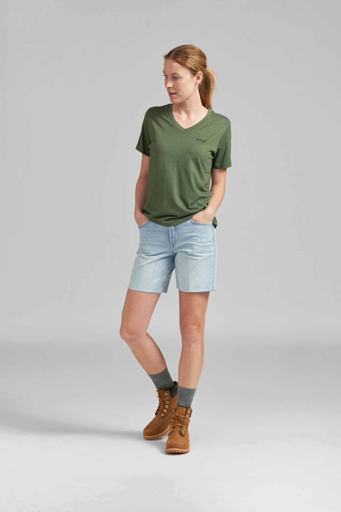 Koszulka Damska BASIC GREEN