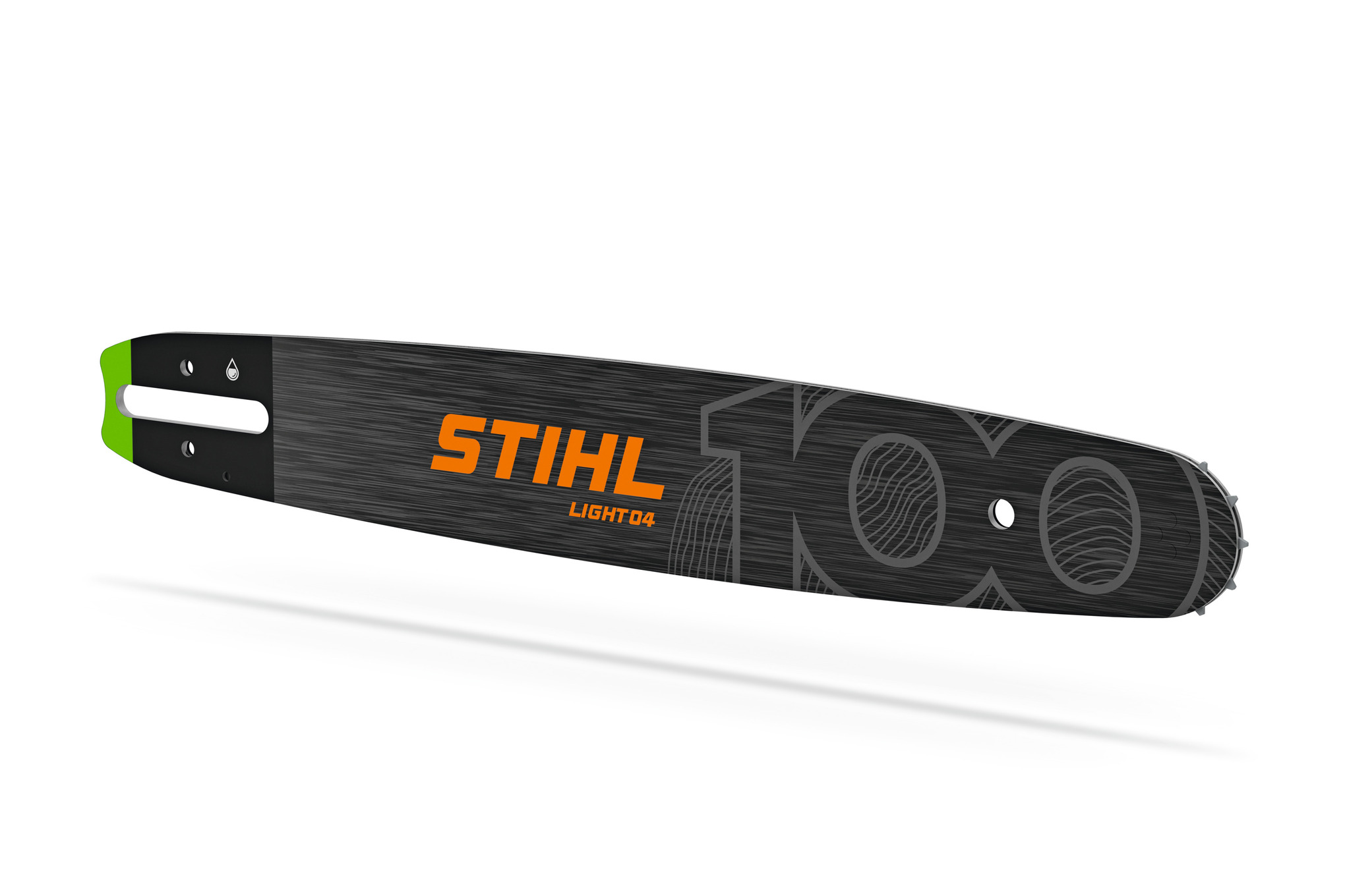Light 04, .325", 1,6 mm, 100 lat STIHL prowadnica jubileuszowa, mocowanie 3003