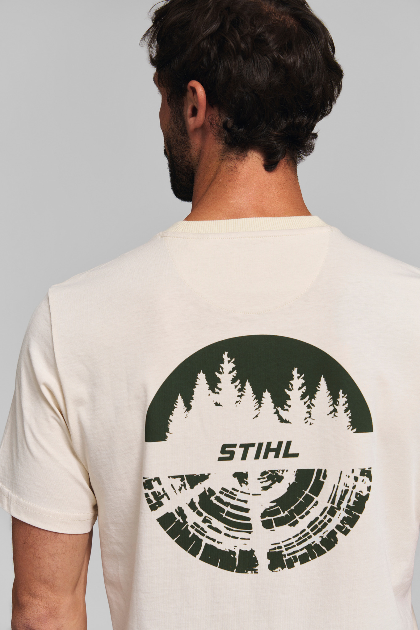 Koszulka TREE CIRCLE Beżowy