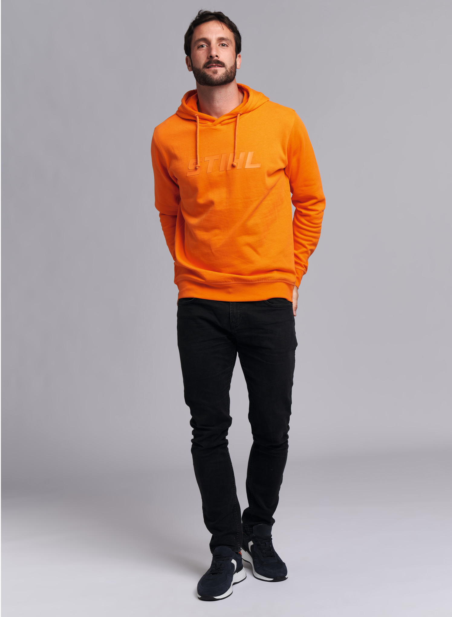 Bluza z kapturem Hoodie ORANGE