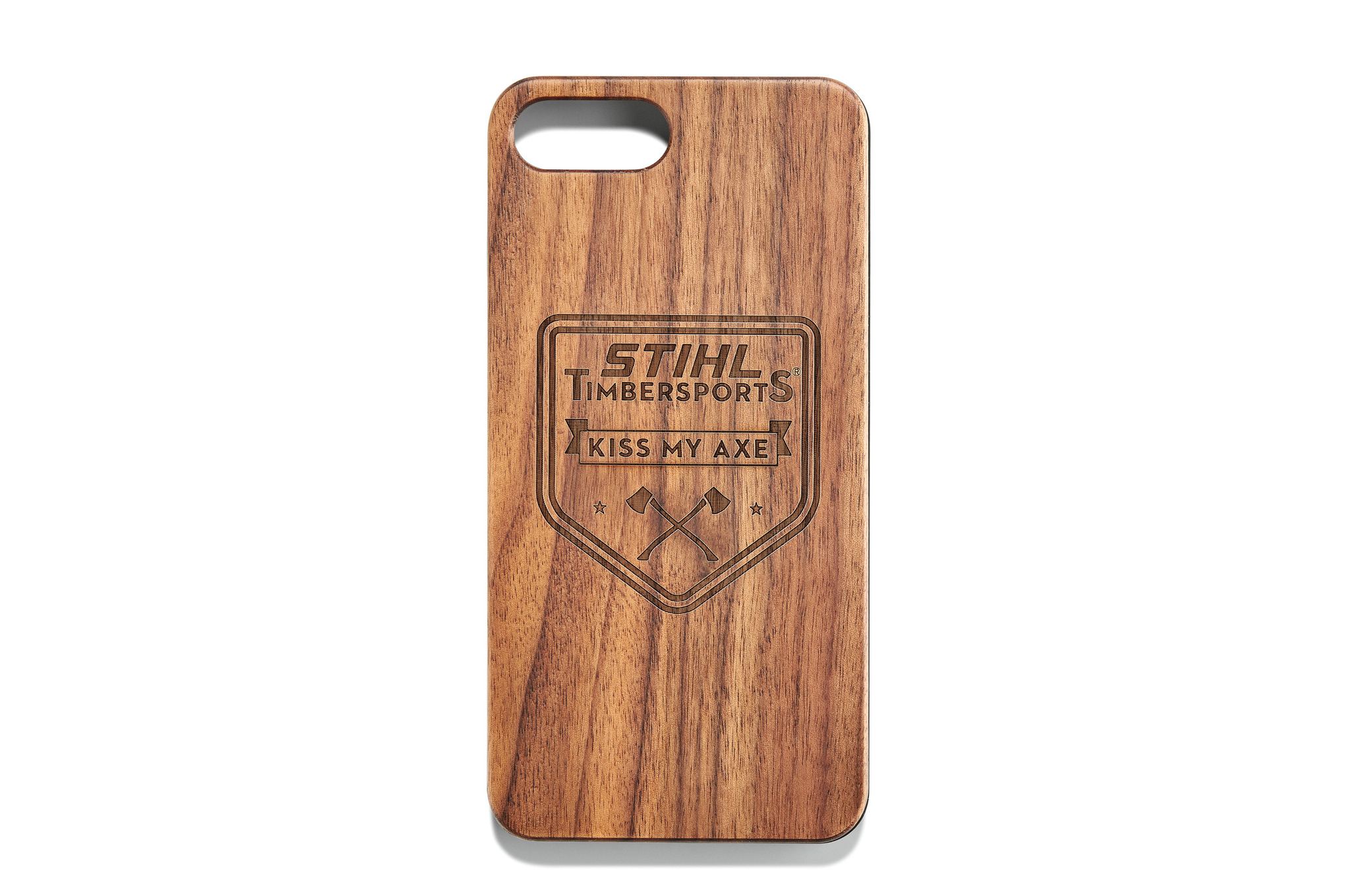 Drewniane etui AXE na telefon: iPhone 6/7/8 Plus