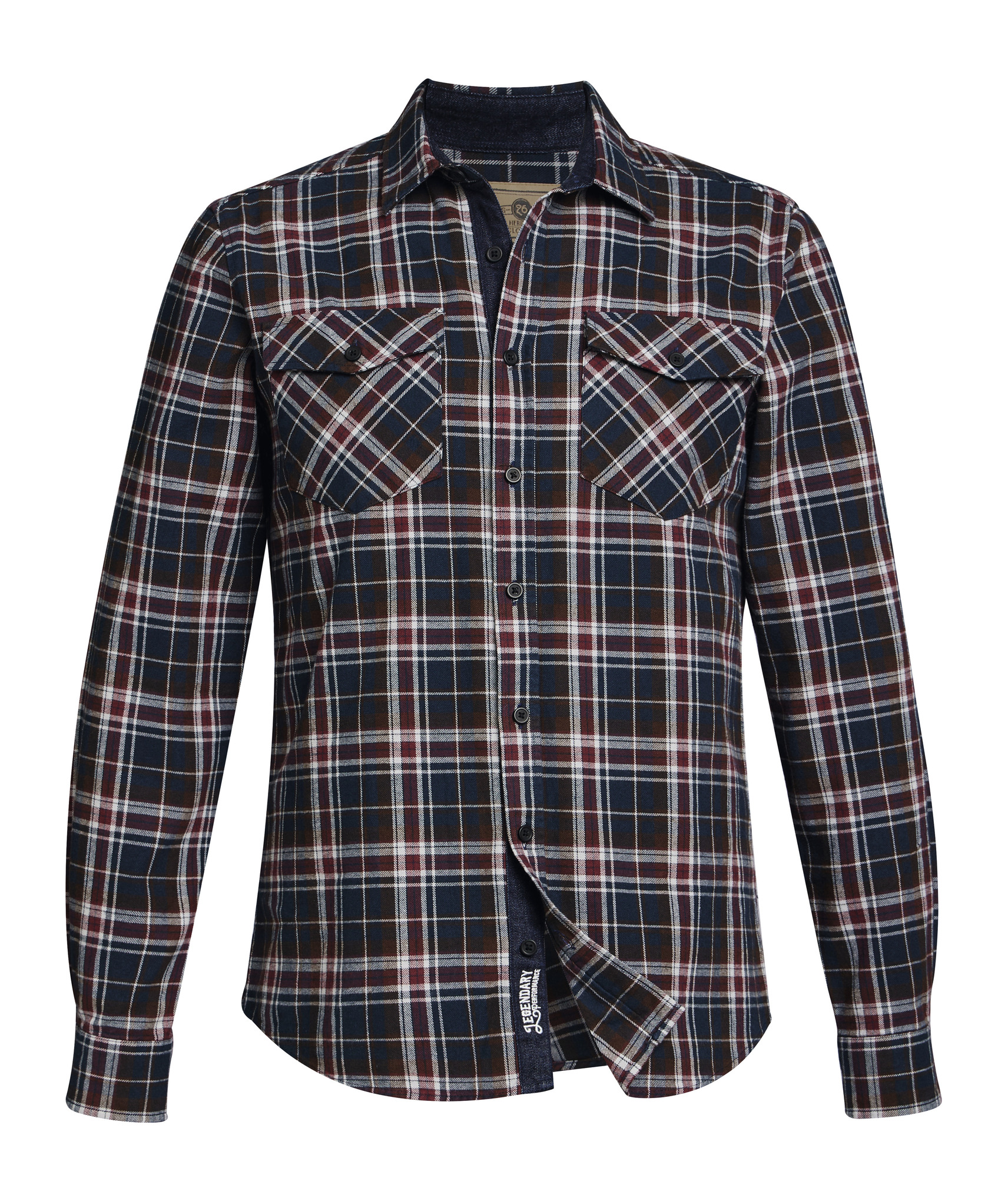 Koszula PLAID FLANNEL (niebiesko-czerwona)
